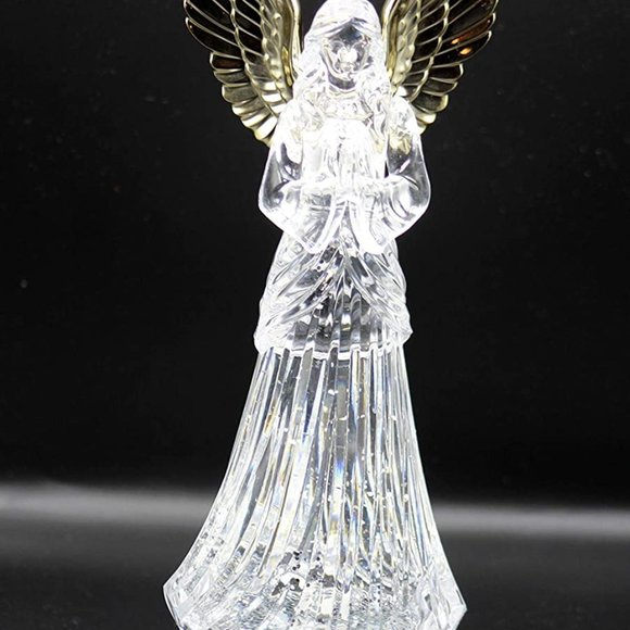 Angel LED Lighted Sparkling Color Changing Snow Globe Water Lamp Christmas Decor - Picture 5 of 7